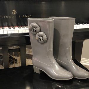 CHANEL Authentic Rain Boots